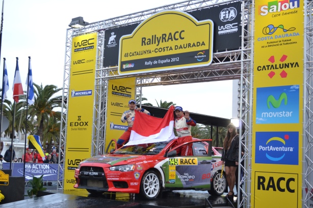 Subhan Aksa podium Ke-3 di Rally Spanyol 2012